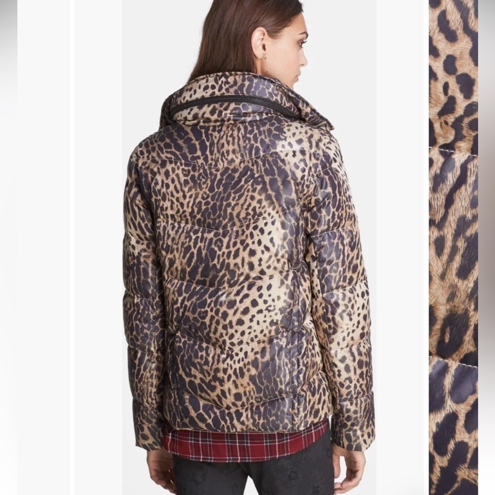 The Kooples Puffer Coat Leopard Print - Picture 5 of 10